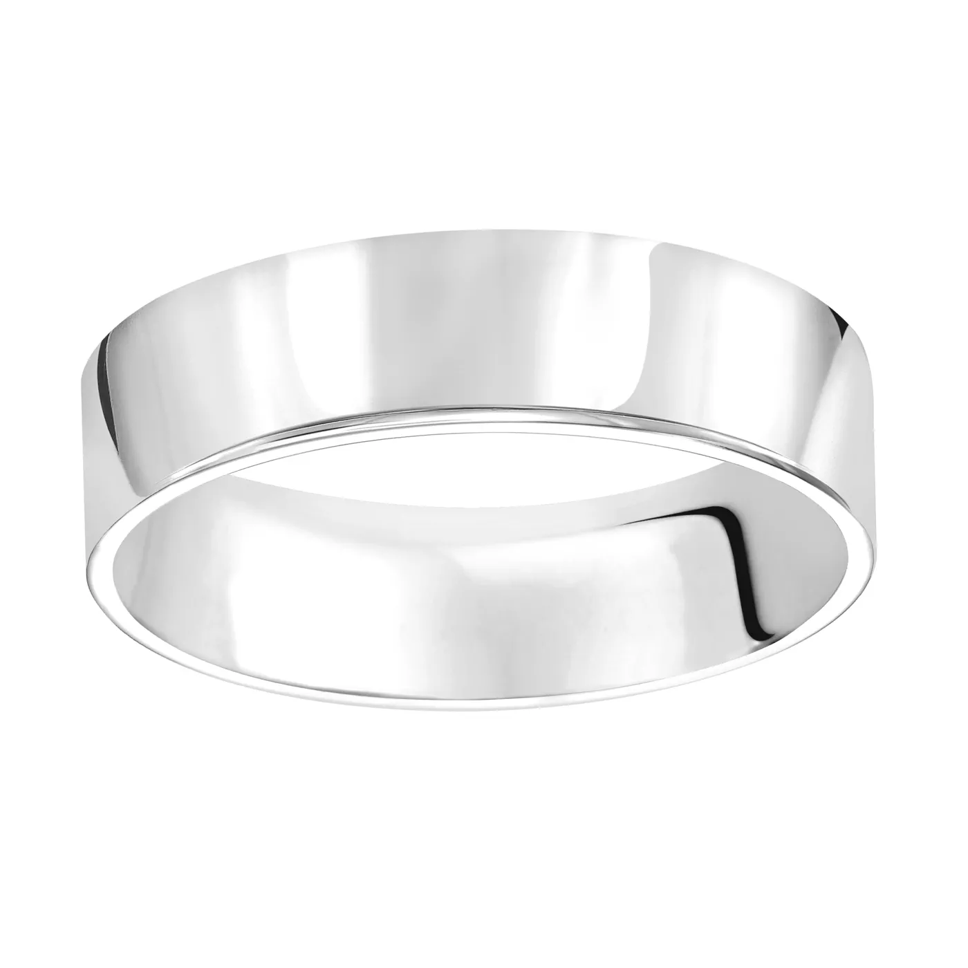 Flat Comfort Fit Polished Band (6mm)