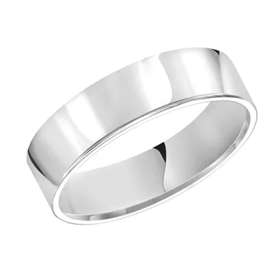 Flat Comfort Fit Polished Band (6mm)