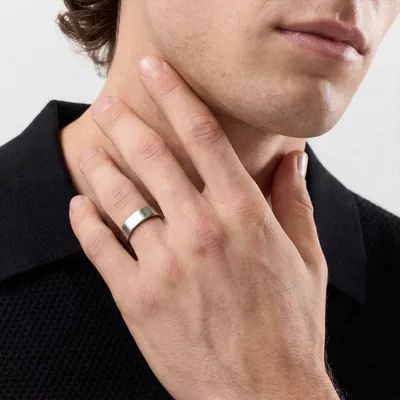 Flat Comfort Fit Polished Band (7mm)