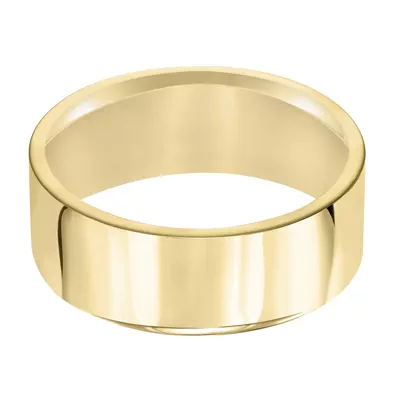 Flat Comfort Fit Polished Band (7mm)
