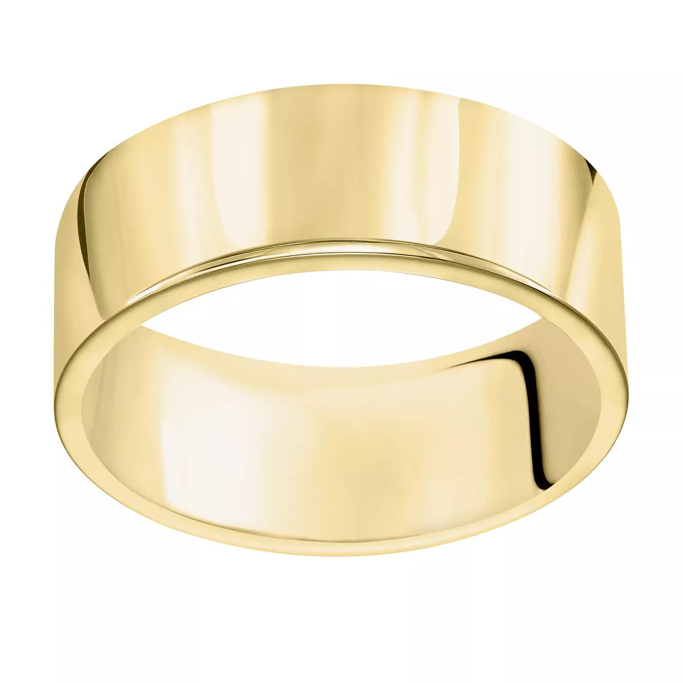 Flat Comfort Fit Polished Band (8mm)