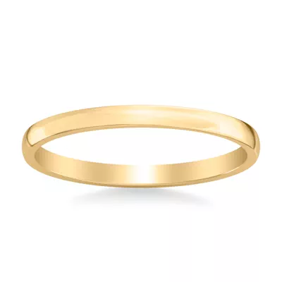Low Dome Polished Band (2mm)