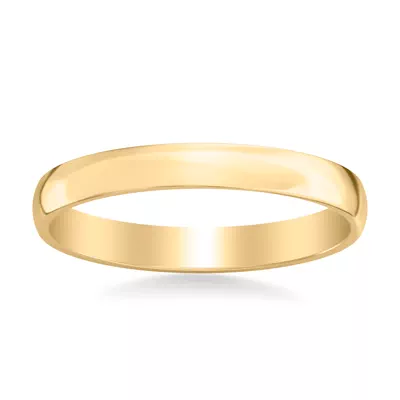 Low Dome Polished Band (3mm)