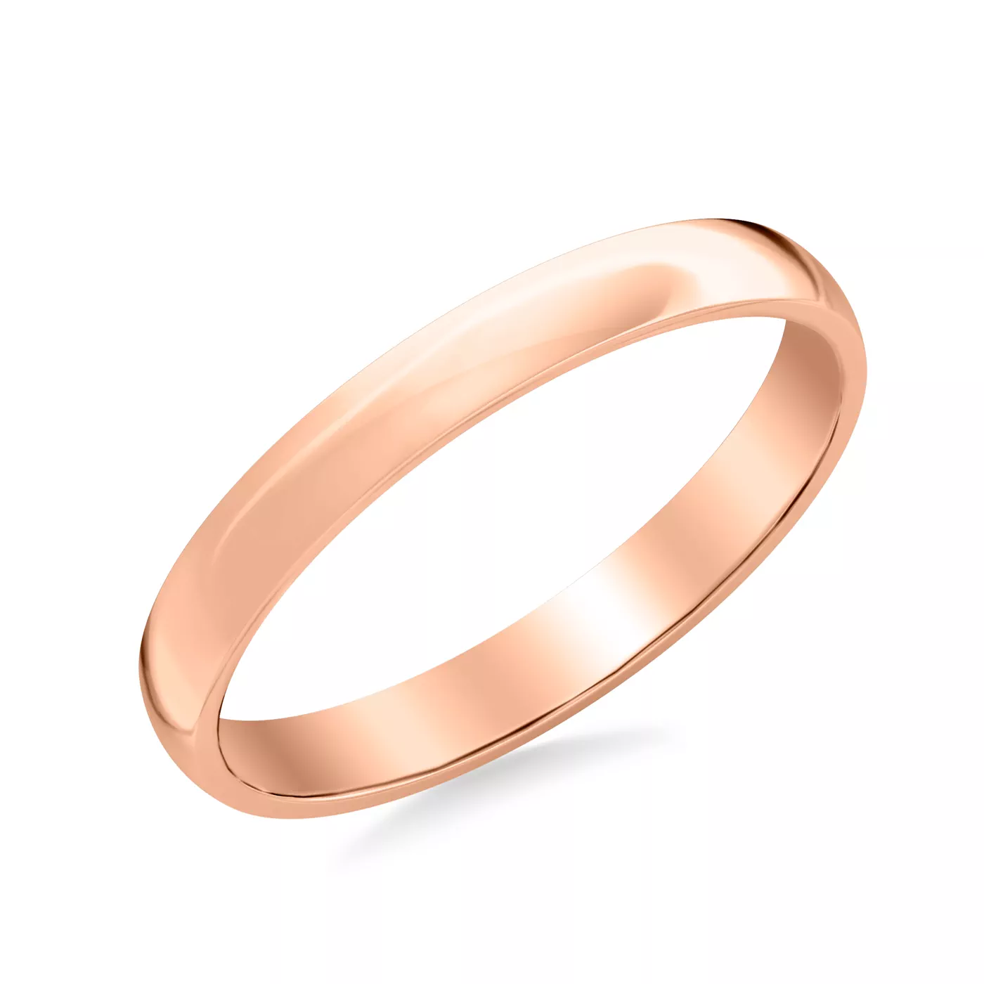 Low Dome Polished Band (3mm)