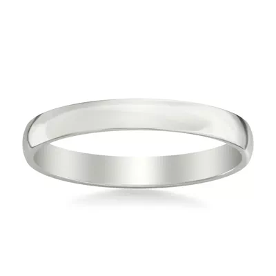 Low Dome Polished Band (3mm)