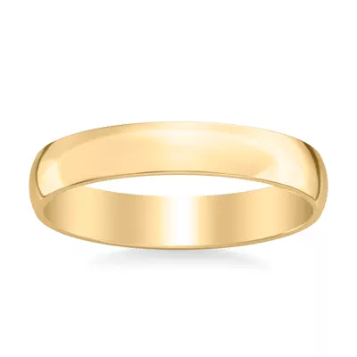 Low Dome Polished Band (4mm)