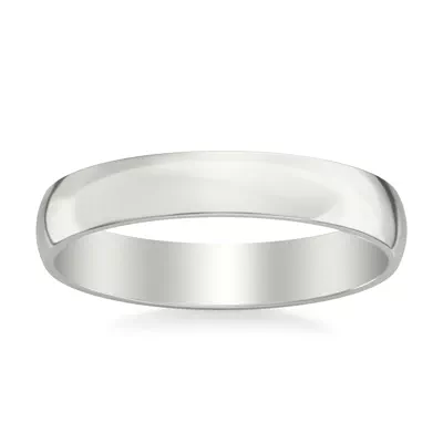 Low Dome Polished Band (4mm)