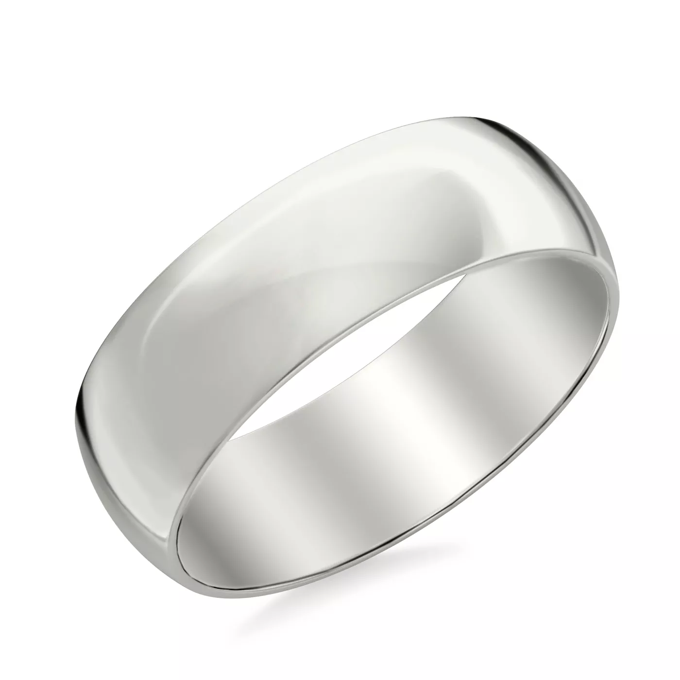 Low Dome Polished Band (7mm)