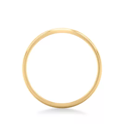 Low Dome Comfort Fit Polished Band (2mm)
