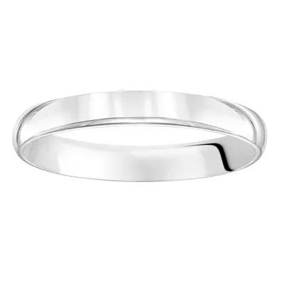 Low Dome Comfort Fit Polished Band (3mm)