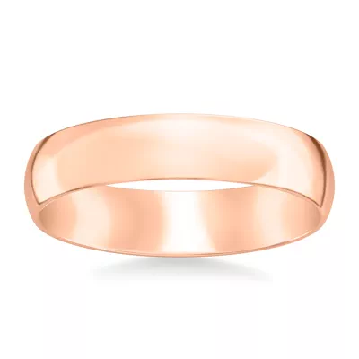 Low Dome Comfort Fit Polished Band (5mm)