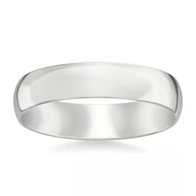 Low Dome Comfort Fit Polished Band (5mm)