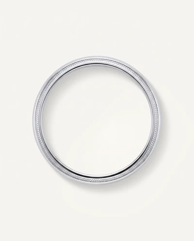 Milgrain Low Dome Comfort Fit Polished Band (5mm)