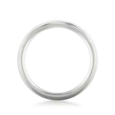 High Dome Comfort Fit Polished Band (6mm)