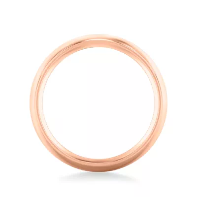 High Dome Comfort Fit Polished Band (6mm)