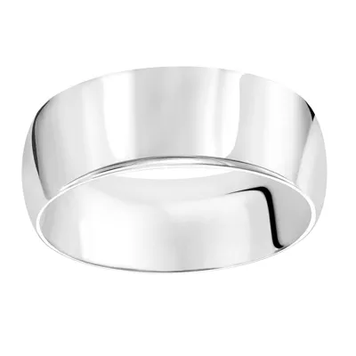 High Dome Comfort Fit Polished Band (7mm)