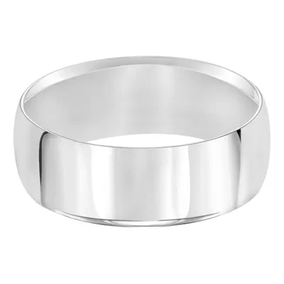 High Dome Comfort Fit Polished Band (8mm)