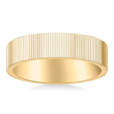 Fluted Band (6mm)