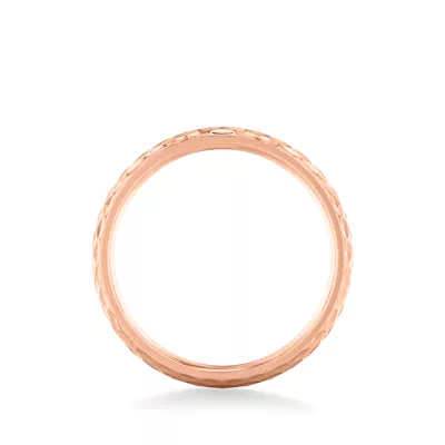 Geometric Hammered Band (3mm)