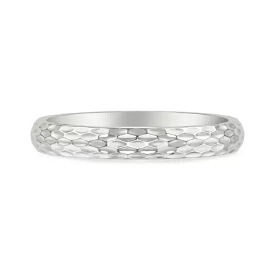Geometric Hammered Band (3mm)
