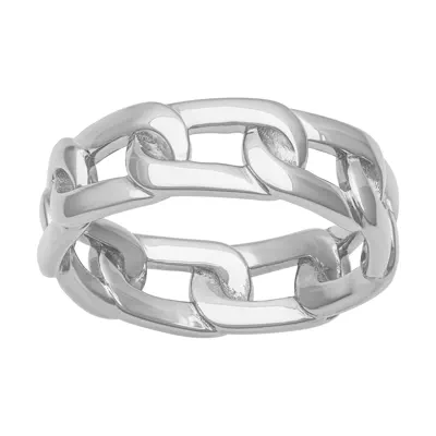 Polished Horizontal Link Band (7mm)