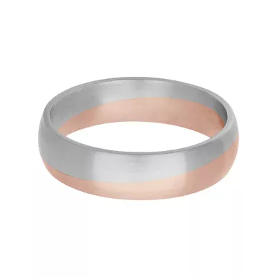 Two-Tone Angled Groove Fusion Band (5.5mm)