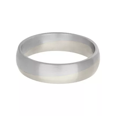Two-Tone Angled Groove Fusion Band (5.5mm)