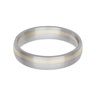Two-Tone Asymmetrical Fusion Band (4.5mm)