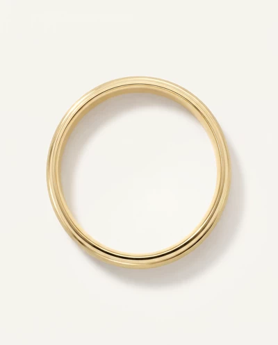 Brushed Center Polished Edge Wedding Band (5mm)