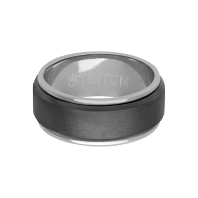 Matte Tantalum With Gold Sleeve Band (9mm)