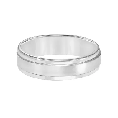 Brushed Center And High Polished Edge Band (6mm)