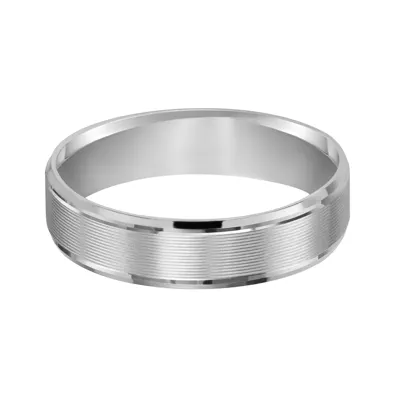Brushed Serrated Band (6mm)