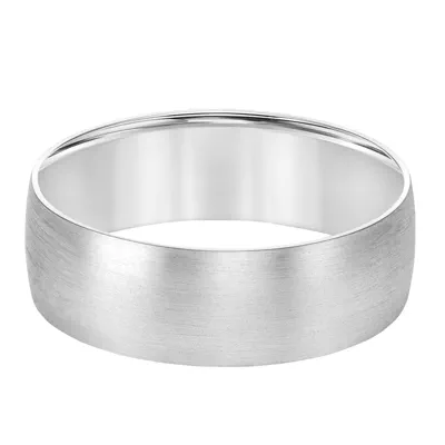 Low Dome Brushed Finished Band (7mm)