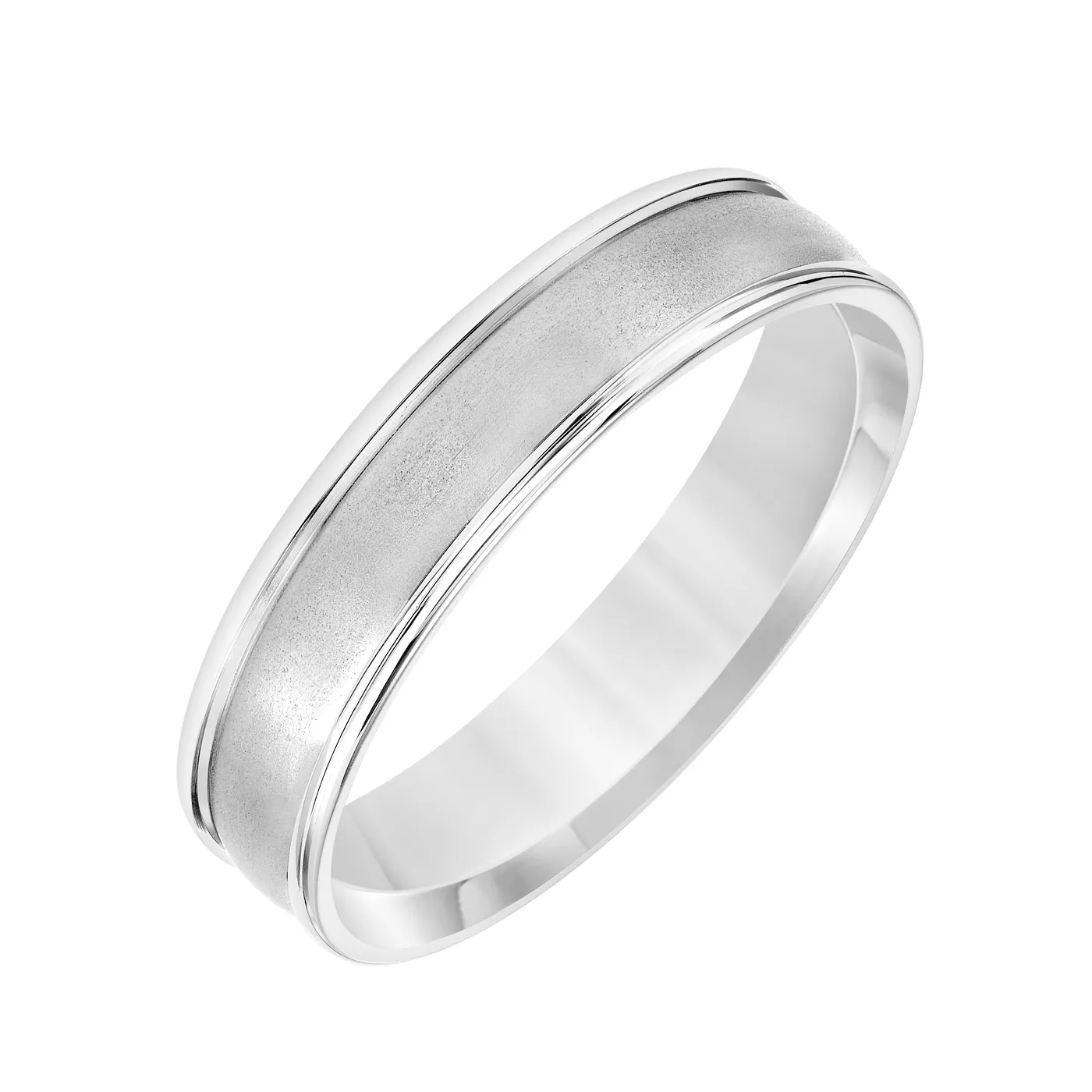 Low Dome Round Edge Carved Band (5mm)