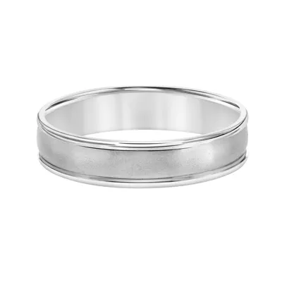 Low Dome Round Edge Carved Band (5mm)