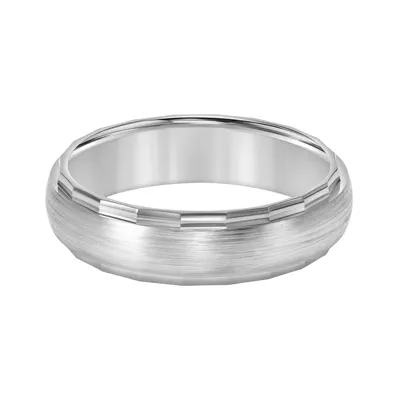 Polished Faceted Edges With Brushed Center (6mm)