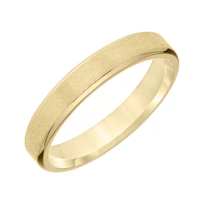 Brushed Band With Polished Edges (4mm)