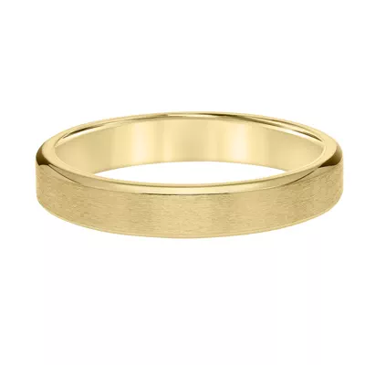 Brushed Band With Polished Edges (4mm)