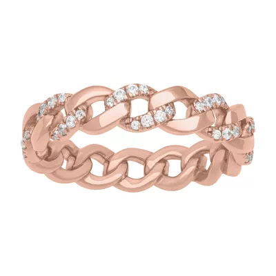Diamond Halfway Curb Link Band (5mm)