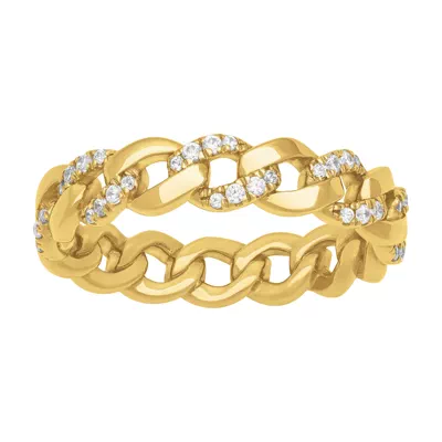 Diamond Halfway Curb Link Band (5mm)