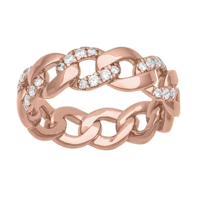 Diamond Halfway Curb Link Band (7mm)