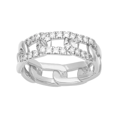Horizontal Diamond Link Band (7mm)