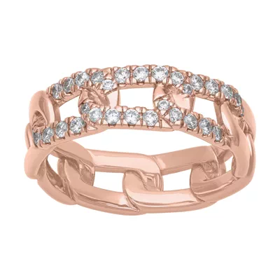 Horizontal Diamond Link Band (7mm)