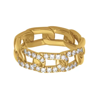 Horizontal Diamond Link Band (7mm)