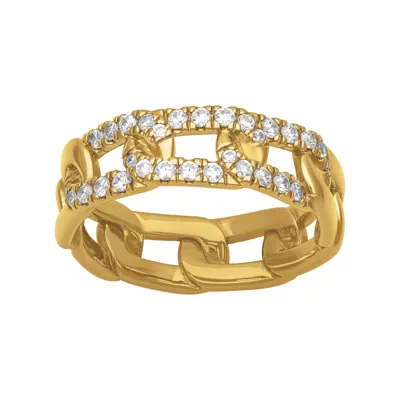 Horizontal Diamond Link Band (7mm)