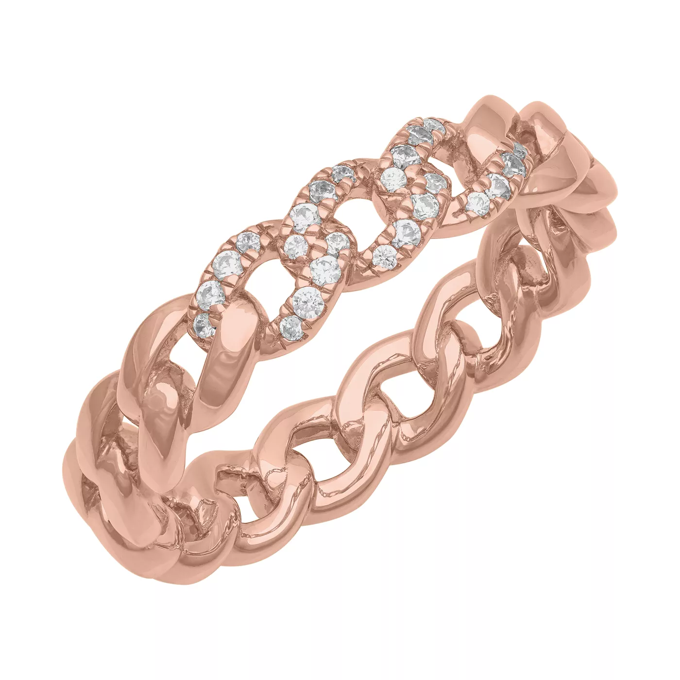 Diamond Curb Link Band (5mm)