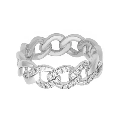 Diamond Curb Link Band (7mm)