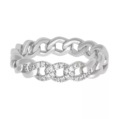 Diamond Curb Link Band (5mm)
