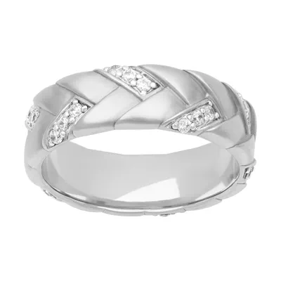 Woven Diamond Band (7mm)