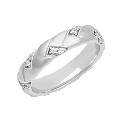 Woven Diamond Band (5mm)
